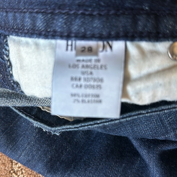 Hudson Jeans signature boot cut, dark wash Jean. Size 28. - Picture 7 of 8